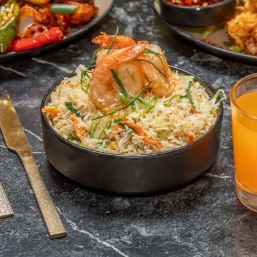Rice, kotthu and hoppers menu